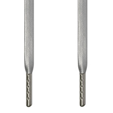 Lacci in cuoio argentati