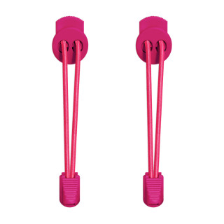 Lacci elastici rosa shocking con blocco