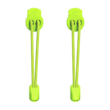 Lacci elastici giallo fluo con blocco
