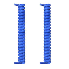 Lacci blu a spirale