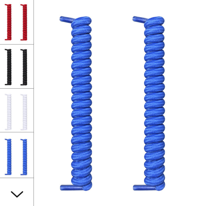 Lacci blu a spirale