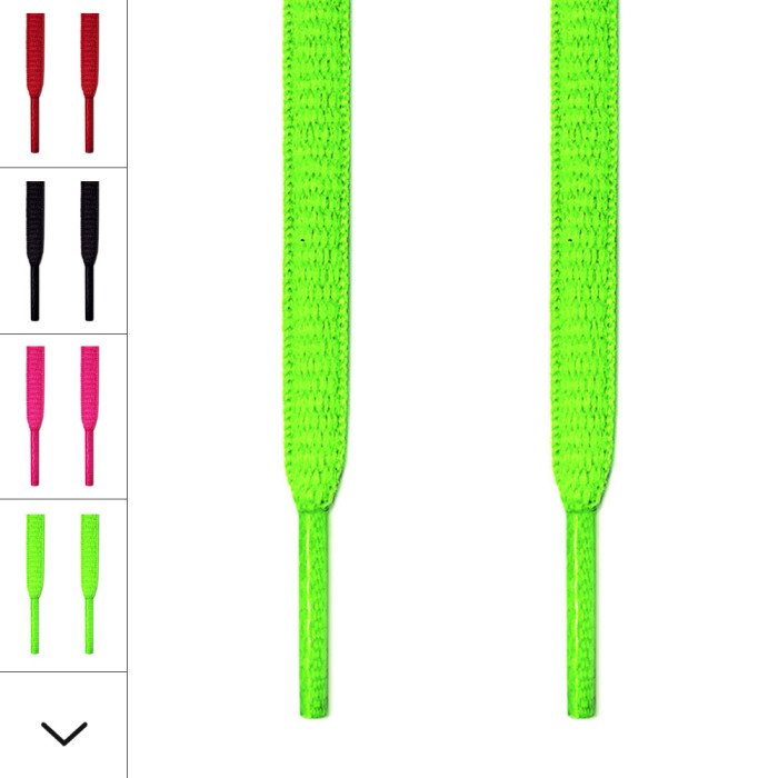 Lacci ovali verde fluo
