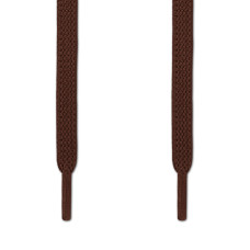Lacci elastici piatti marrone scuro (No Tie)